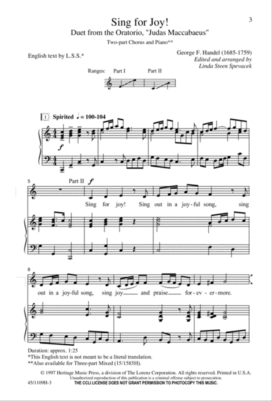 In Concert! for 2-part Choirs 2-Part scores gallery preview page 4