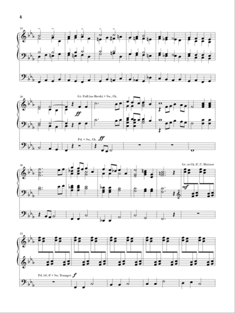 Kearney: Hymn Meditations, vol. 6 (Christmas): On This Day, Silent Night, Good Christian Men Organ Solo scores gallery preview page 4