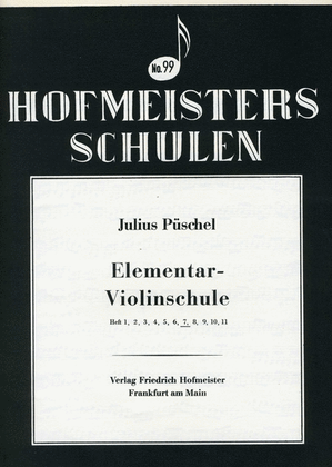 Elemetar-Violinschule, Heft 7