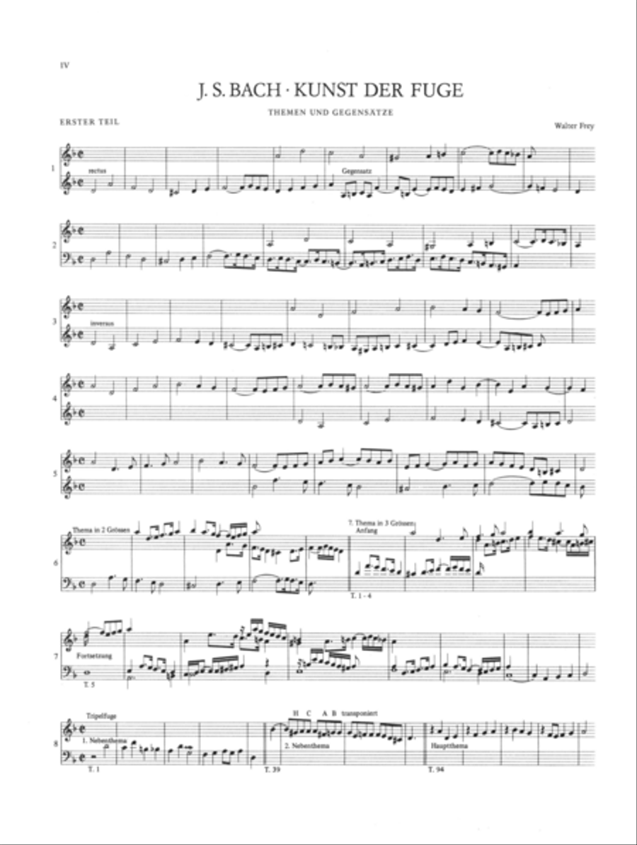 Art of the fugue Piano scores gallery preview page 2