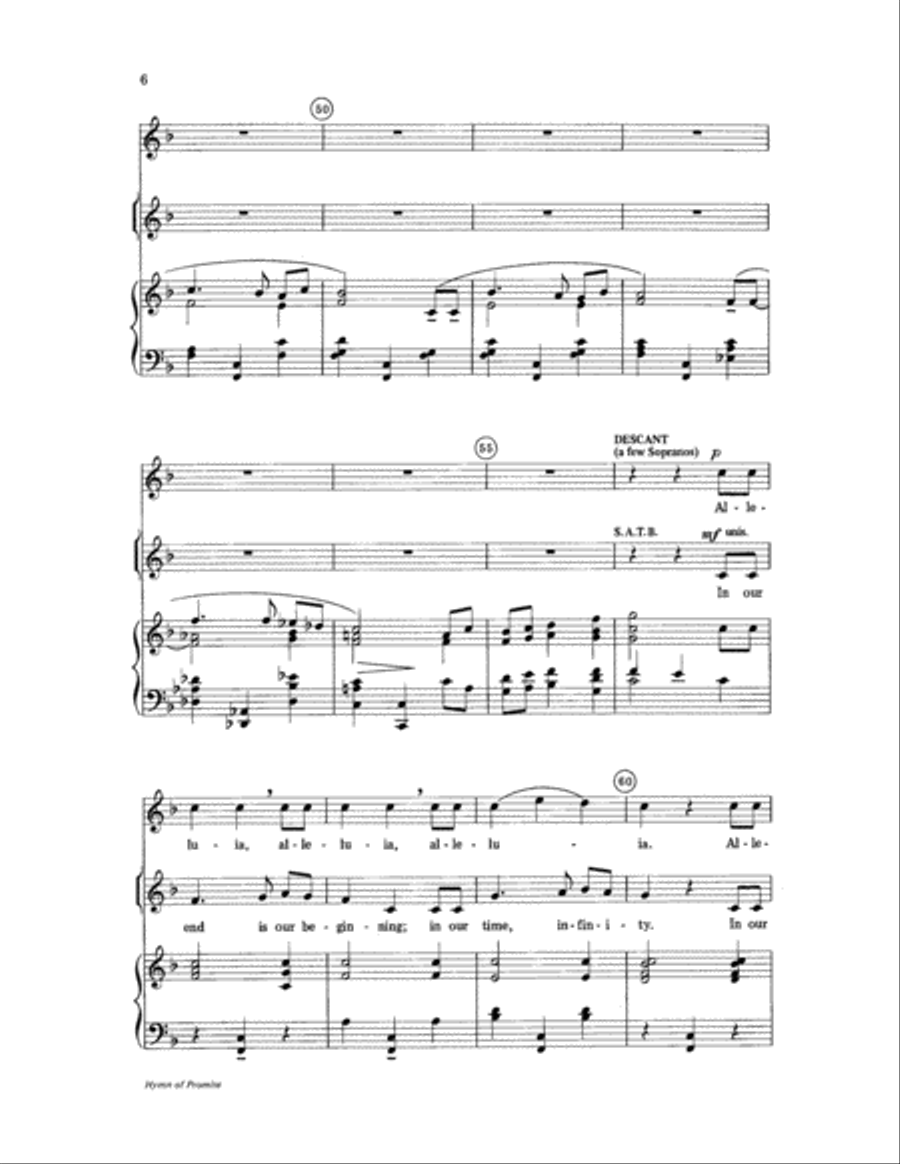 Hymn of Promise Hymn of Promise Choir scores gallery preview page 6