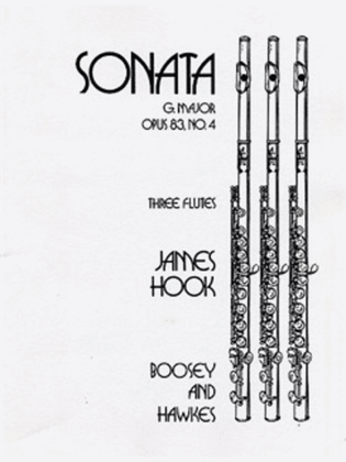 Book cover for Sonata in G Major, Op. 83, No. 4