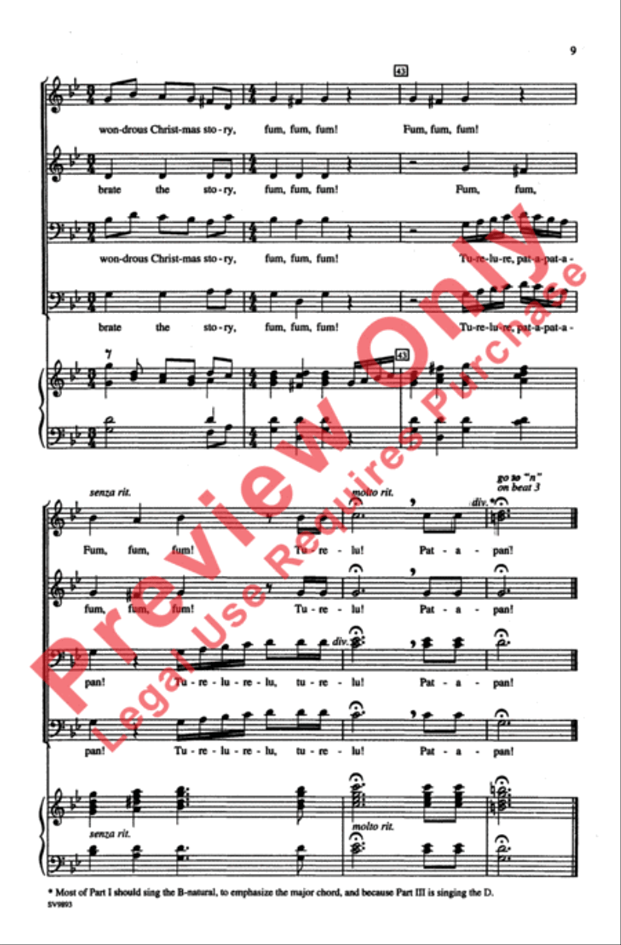 Fum, Fum, Fum / Pat-A-Pan 3-Part scores gallery preview page 8
