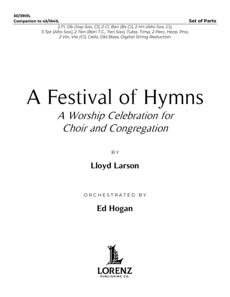 A Festival of Hymns - Set of Parts