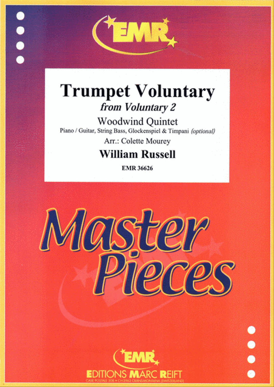 Trumpet Voluntary Woodwind Quintet scores gallery preview page 1