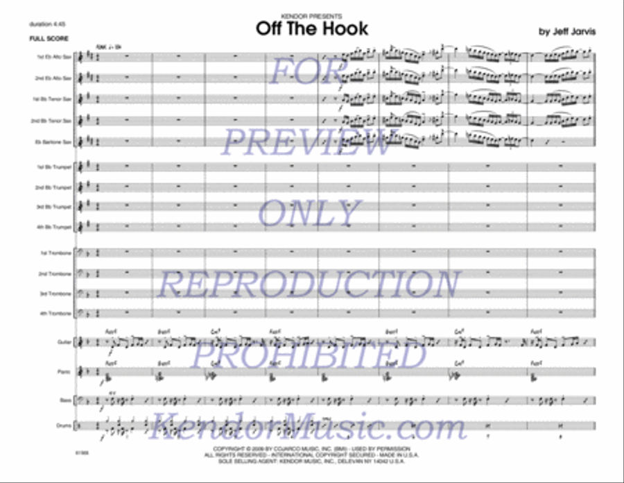Off The Hook Jazz Ensemble scores gallery preview page 2