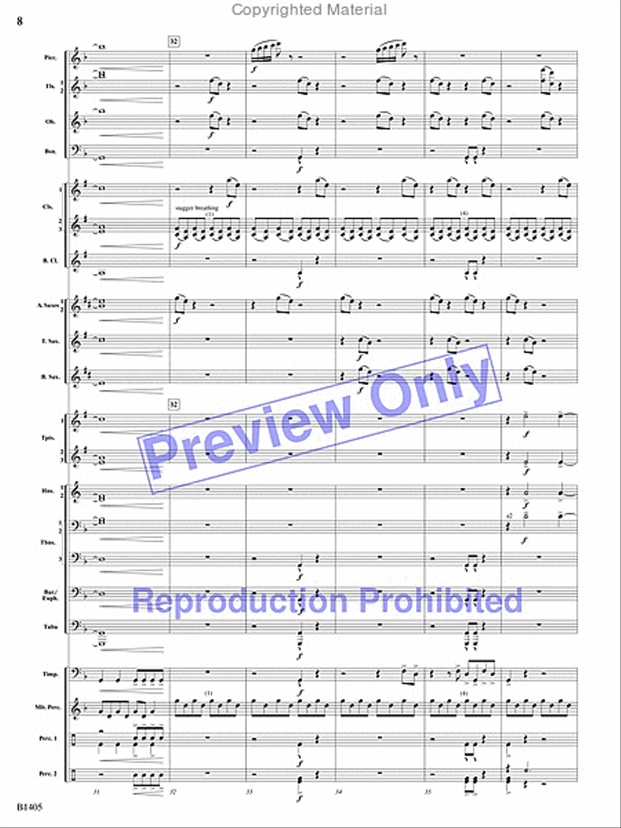 Reverberations Concert Band scores gallery preview page 7