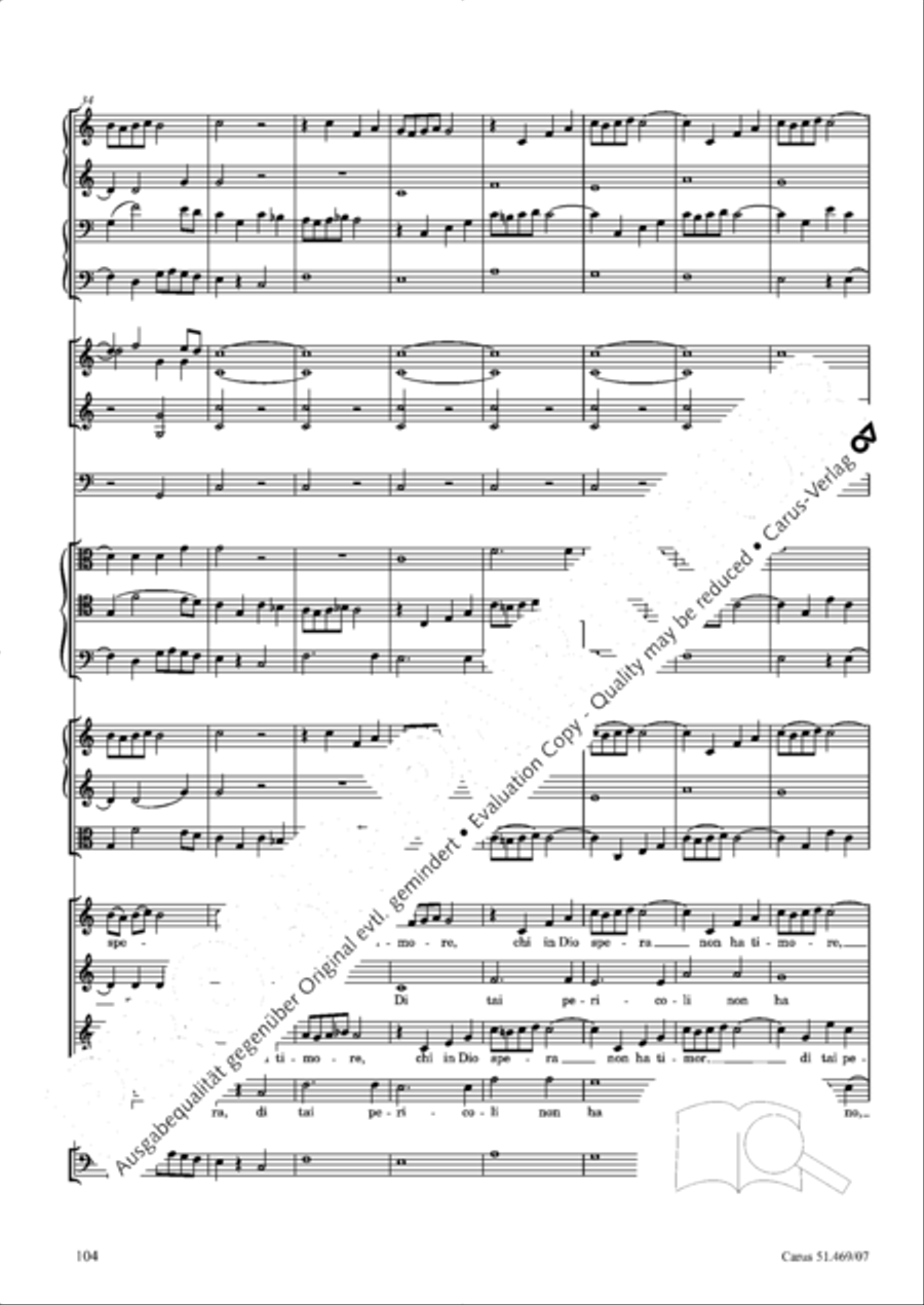 Davide penitente 4-Part scores gallery preview page 117