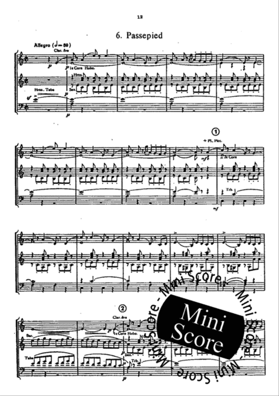 Le Roi S'Amuse Fanfare Band scores gallery preview page 14