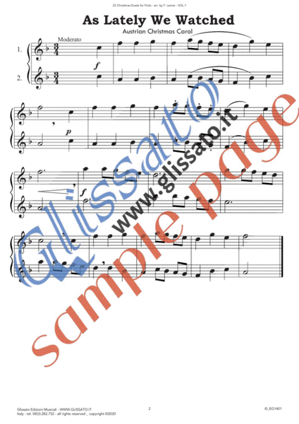 25 Christmas Duets for Flute - VOL.1 image number null