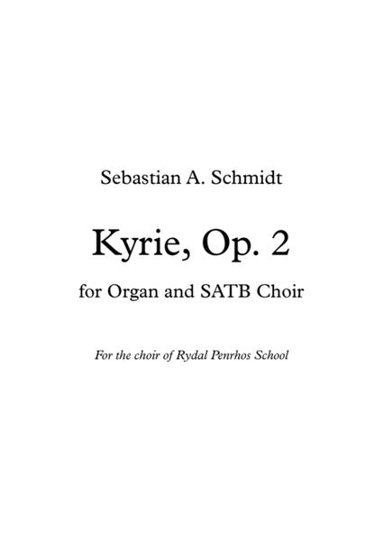 Mass, Op.2 - 'Kyrie' image number null
