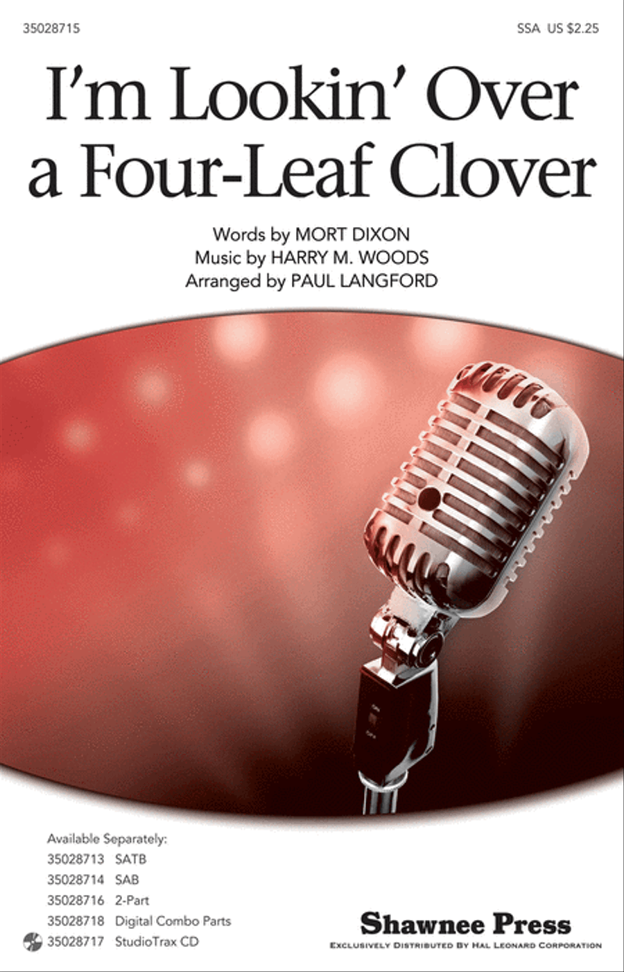 I'm Looking Over a Four Leaf Clover SSA scores gallery preview page 1