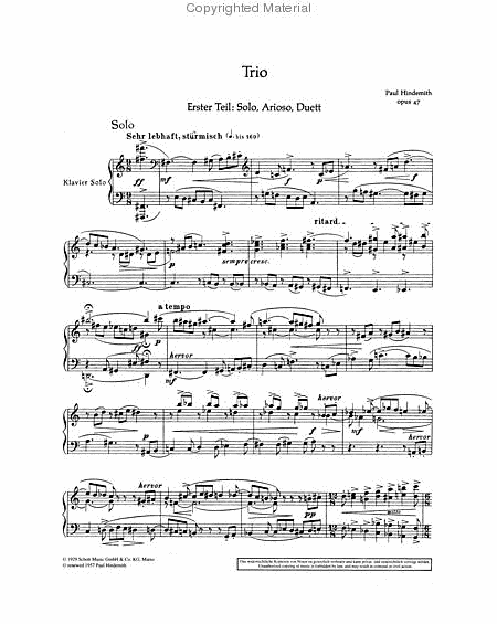 Trio, Op. 47
