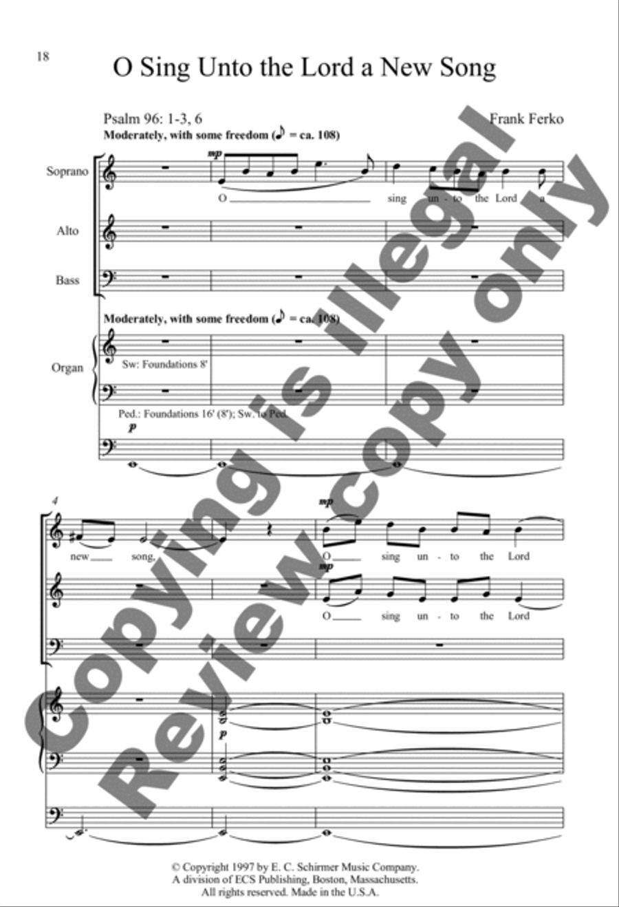 Somerset Anthem Books, Volume V (General) 3-Part scores gallery preview page 15
