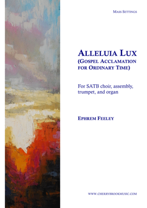 Book cover for Alleluia Lux