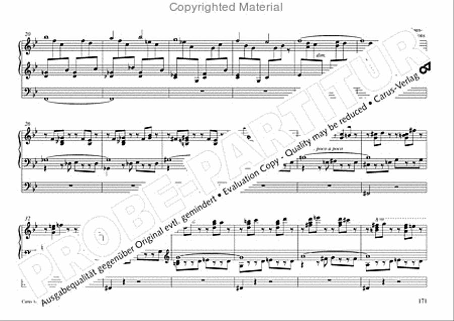 Freiburger Orgelbuch: Stammteil Organ Solo scores gallery preview page 172