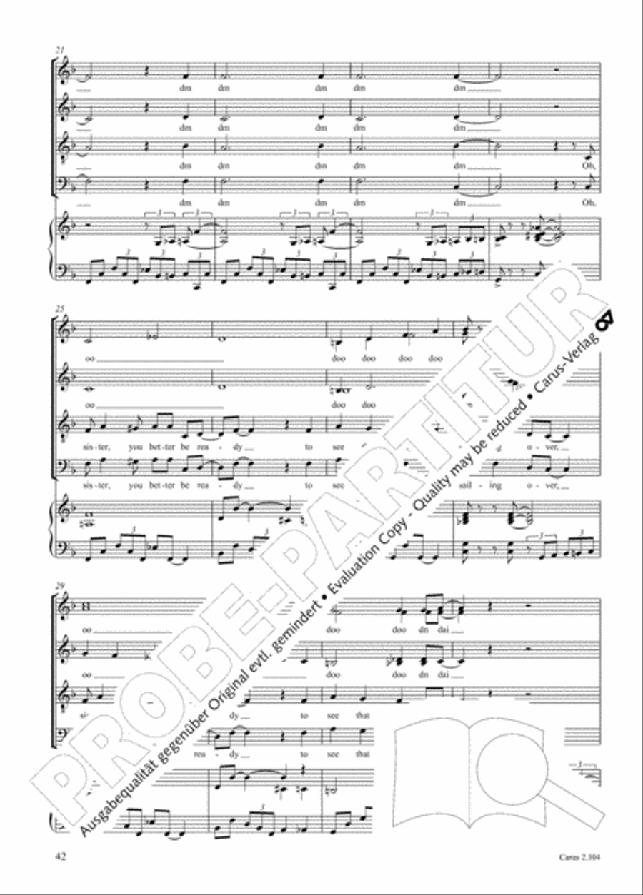 Hallelujah. Gospels and Spirituals for mixed choir Mixed Choir scores gallery preview page 30