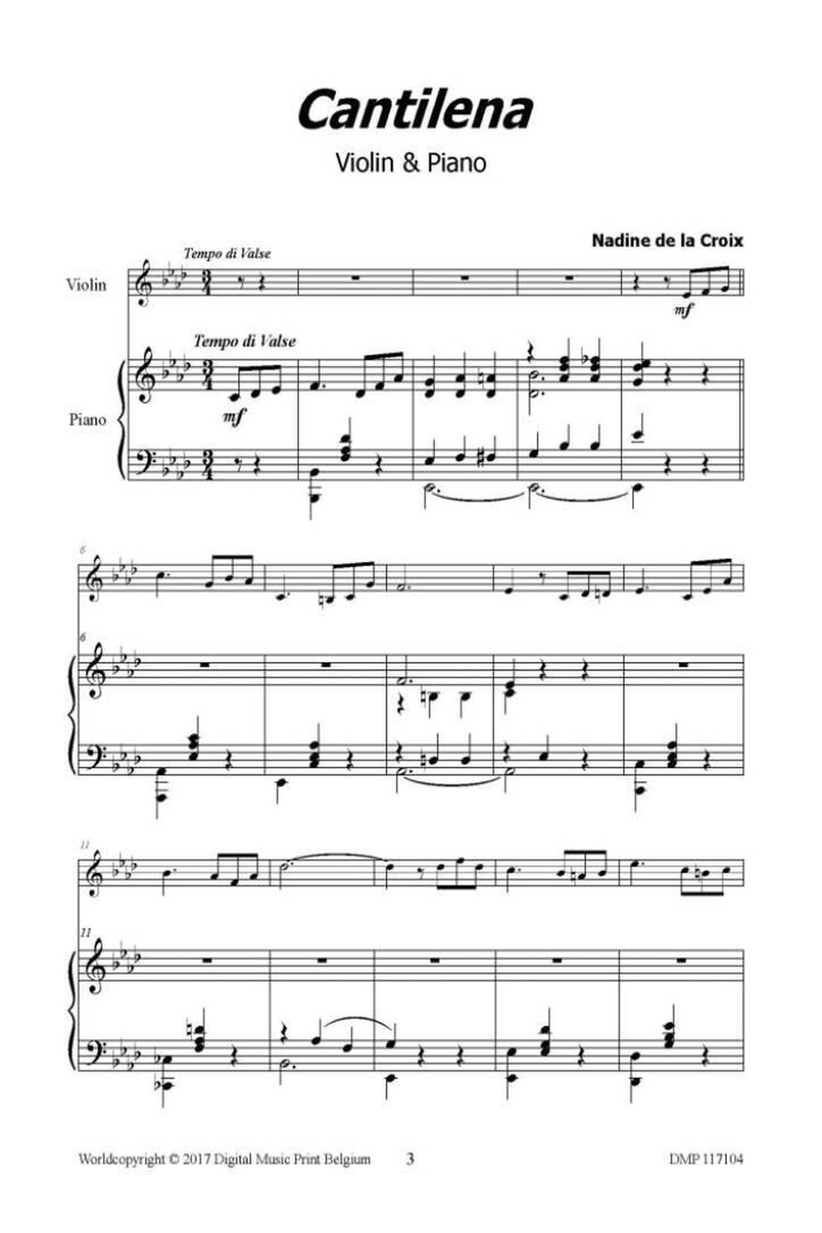 Cantilena Violin Solo scores gallery preview page 2