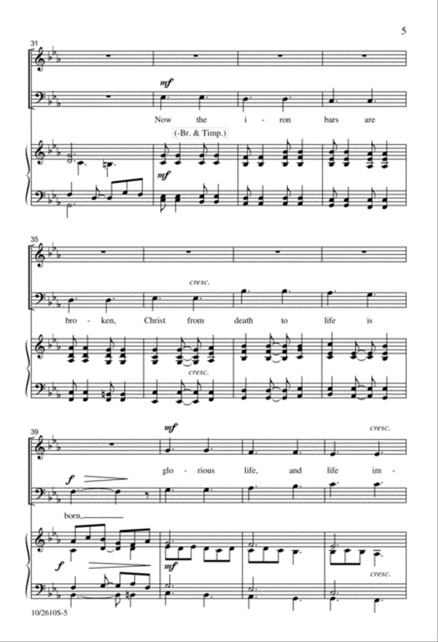 Alleluia, Alleluia Alleluia, Alleluia 4-Part scores gallery preview page 5