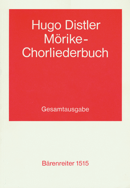 Morike-Chorliederbuch (1938/39) - Complete Edition