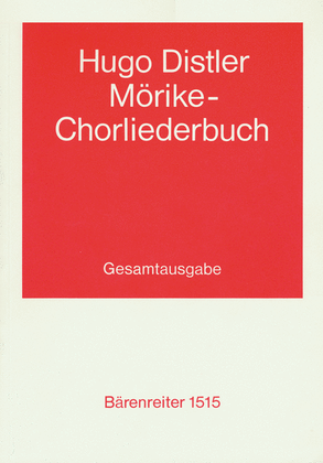 Morike-Chorliederbuch, Op. 19