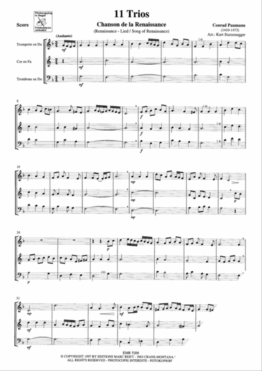 11 Trios Cornet scores gallery preview page 3