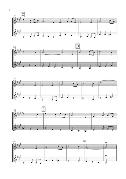 Amazing Grace (Violin Duet) - Beginner Level image number null