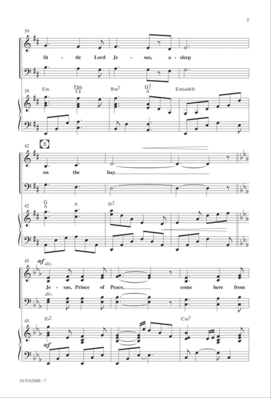 Jesus, Prince of Peace 4-Part scores gallery preview page 7