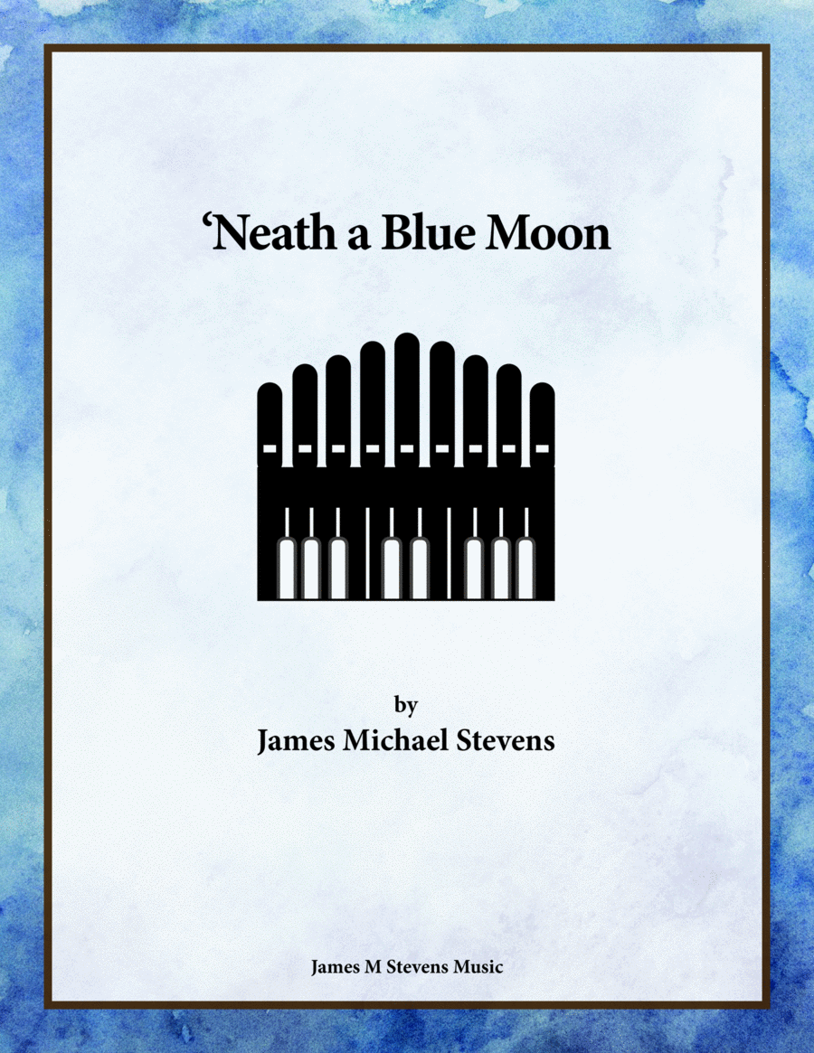 'Neath a Blue Moon - Organ Solo Organ Solo scores gallery preview page 1