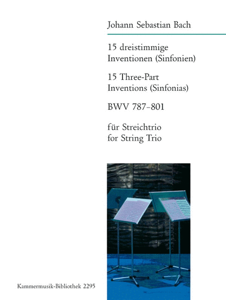 15 dreistimmige Inventionen BWV 787-801 (String Trio)
