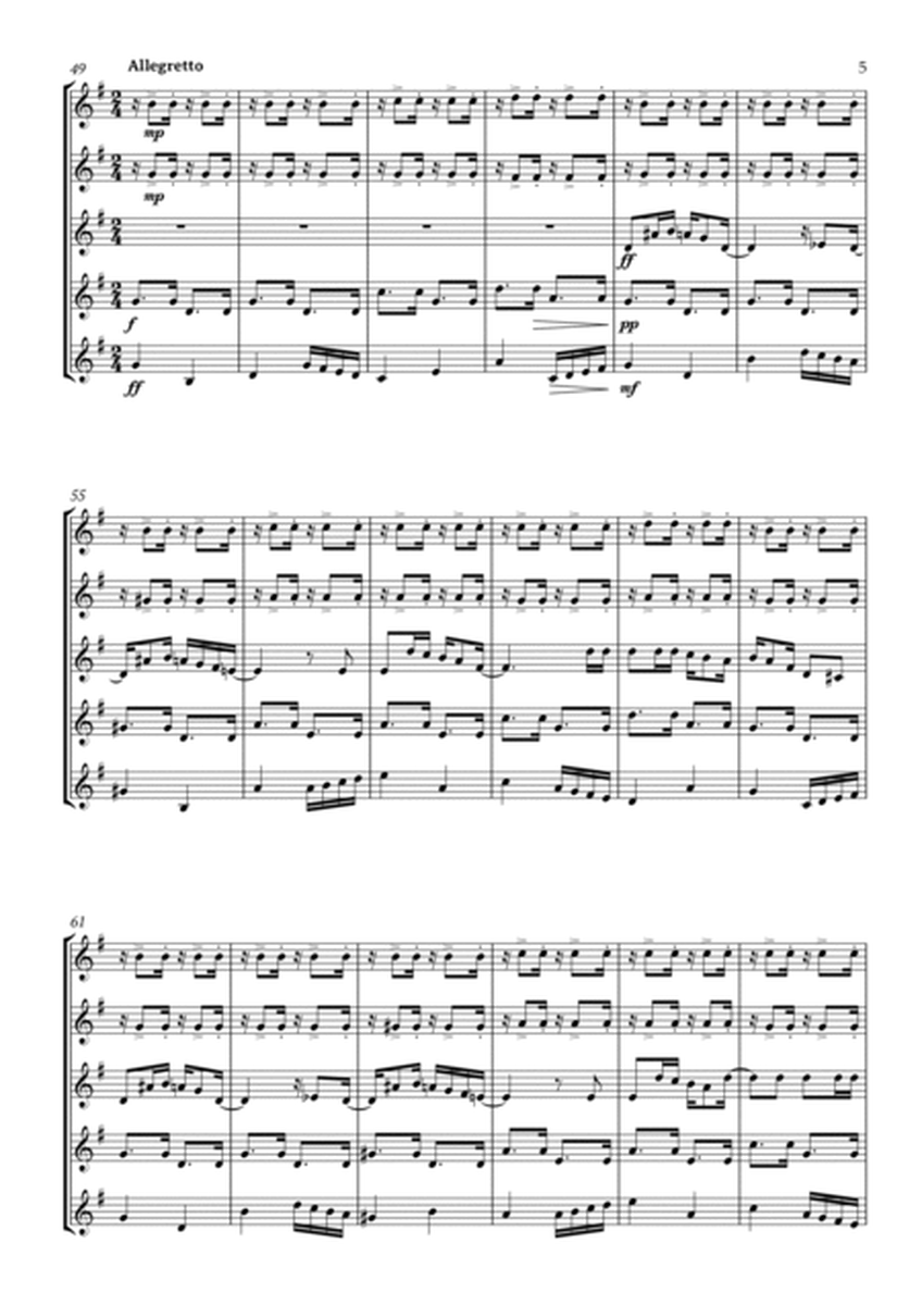 Jingle Bells for Tenor Saxophone Quintet image number null