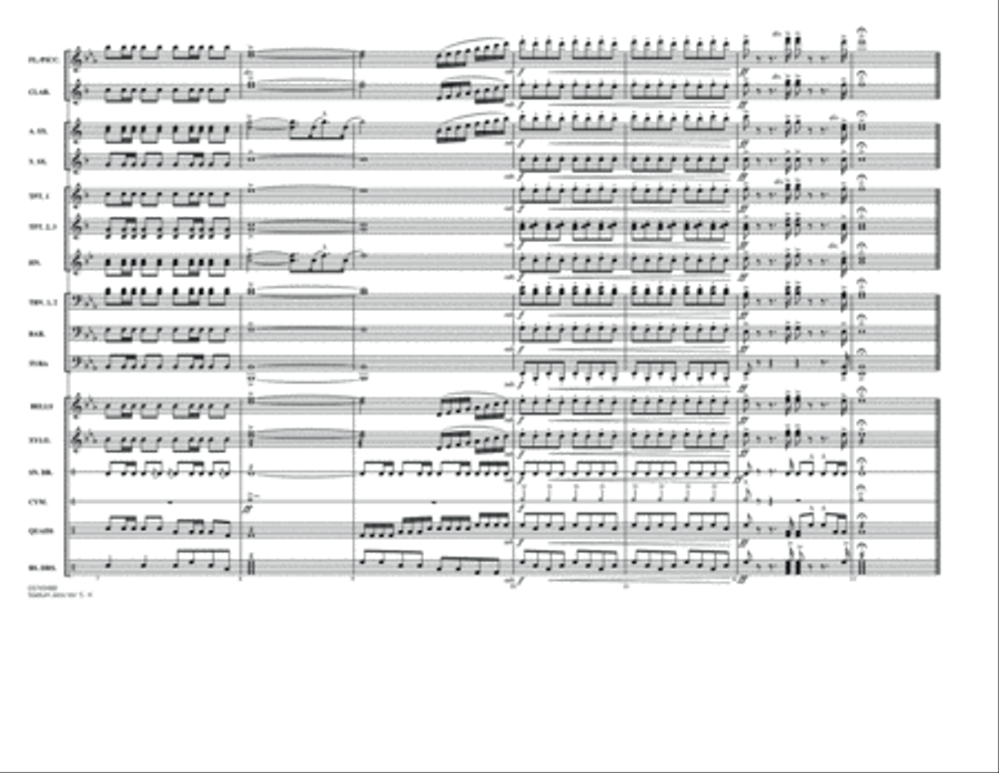 Stadium Jams: Vol. 5 - Full Score Marching Band scores gallery preview page 4