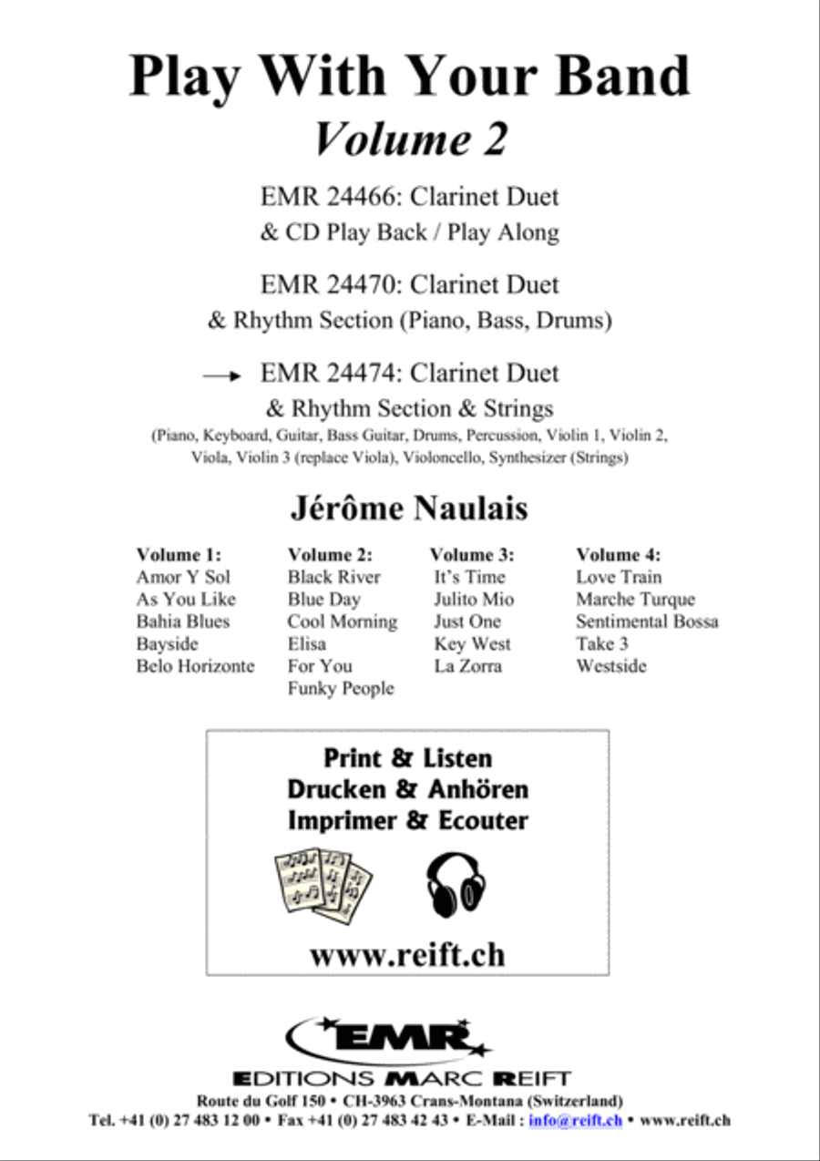 Play With Your Band Volume 2 Clarinet scores gallery preview page 2