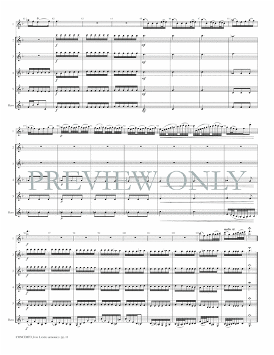 Concerto Concerto Small Ensemble scores gallery preview page 13