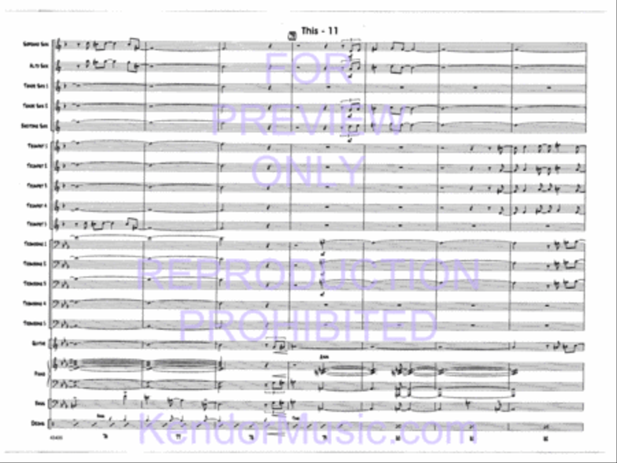 This Jazz Ensemble scores gallery preview page 13
