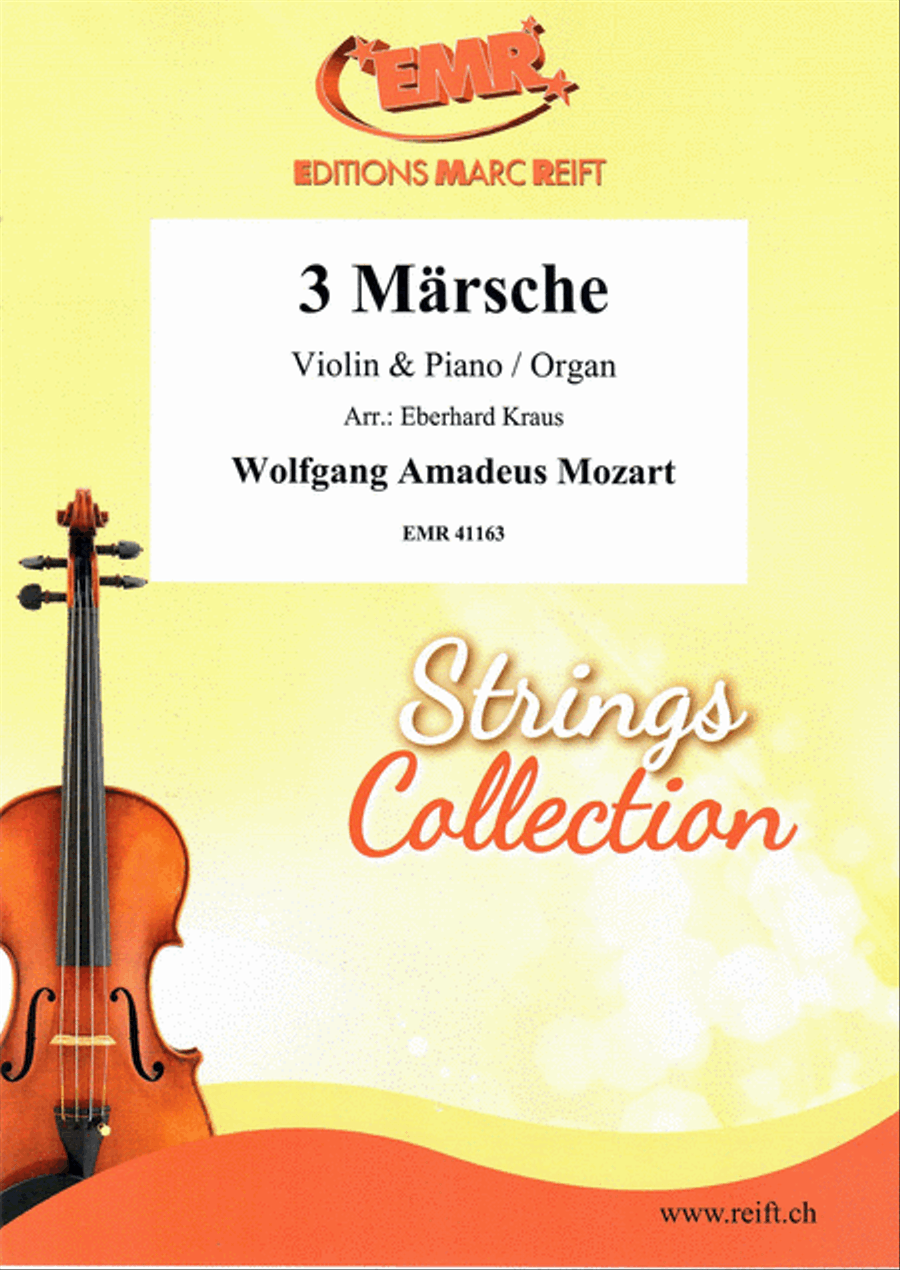 3 Marsche 3 Marsche Violin Solo scores gallery preview page 1