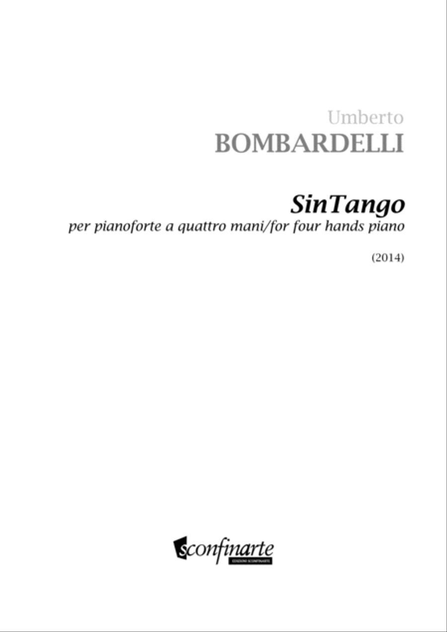 Umberto Bombardelli: SINTANGO (ES 804) 1 Piano, 4-Hands scores gallery preview page 4