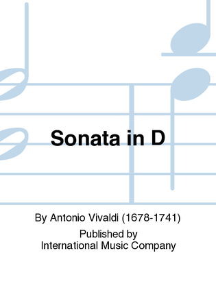 Book cover for Sonata In D Major, Rv 91 For Flute, Violin, Bassoon, Cello (Or Bass) & Piano