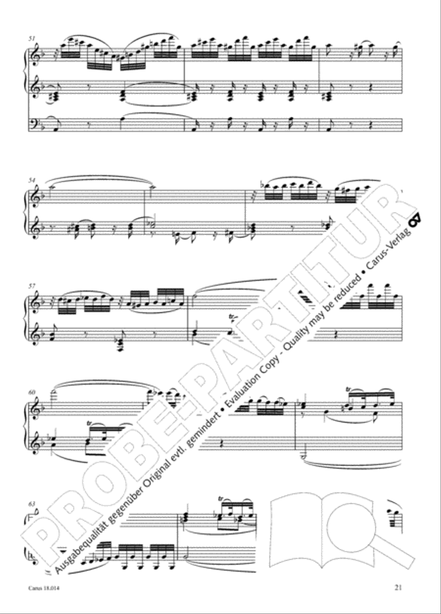 W. A. Mozart: Three organ works Organ scores gallery preview page 22