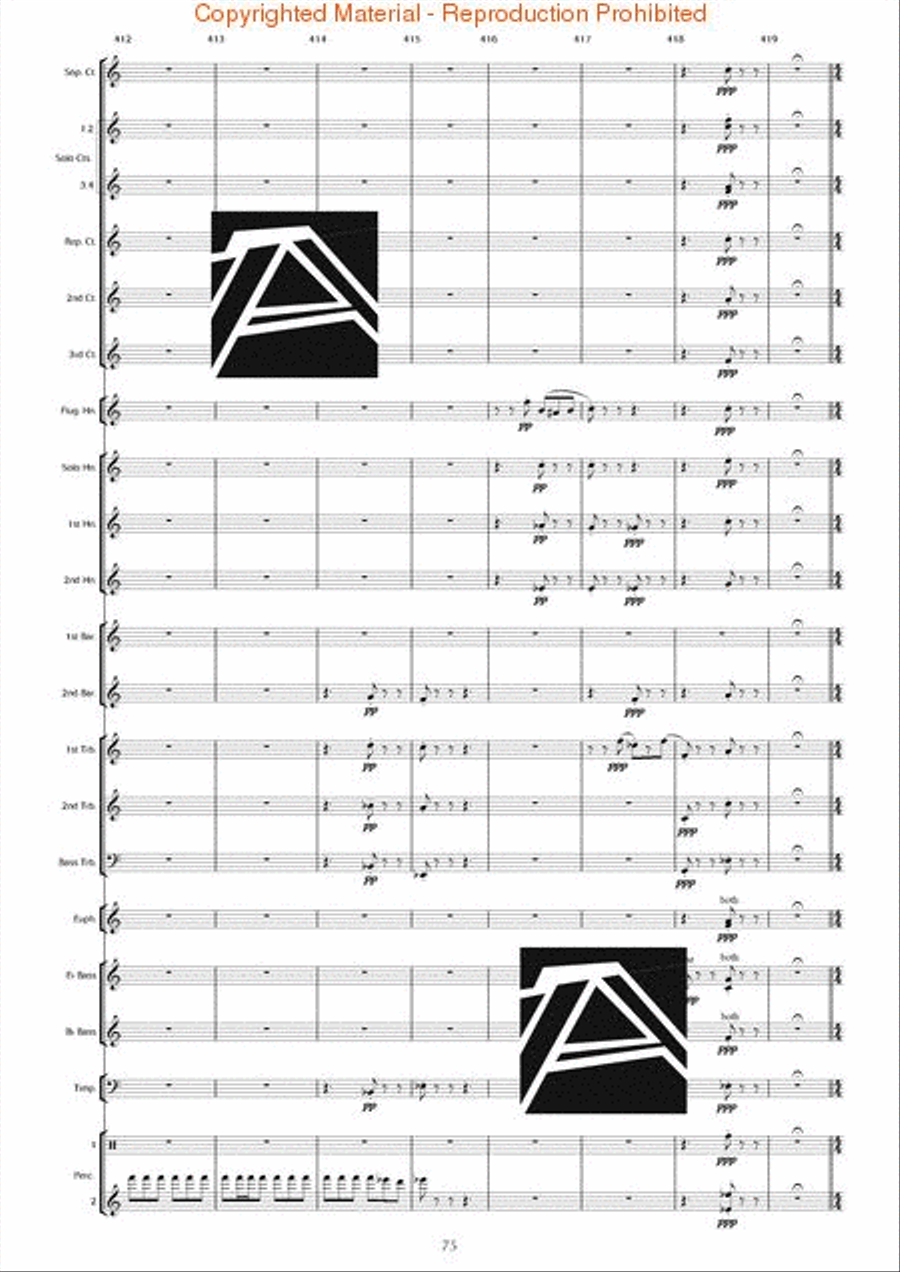 Surround Sound Brass Band scores gallery preview page 76