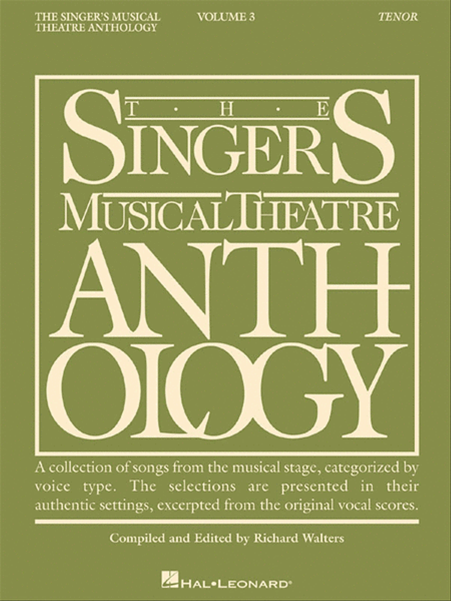The Singer's Musical Theatre Anthology – Volume 3 Tenor Voice scores gallery preview page 1