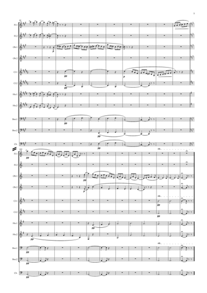 Pierné: Album pour mes Petits Amis Op.14 - 1.Pastorale - symphonic wind dectet image number null