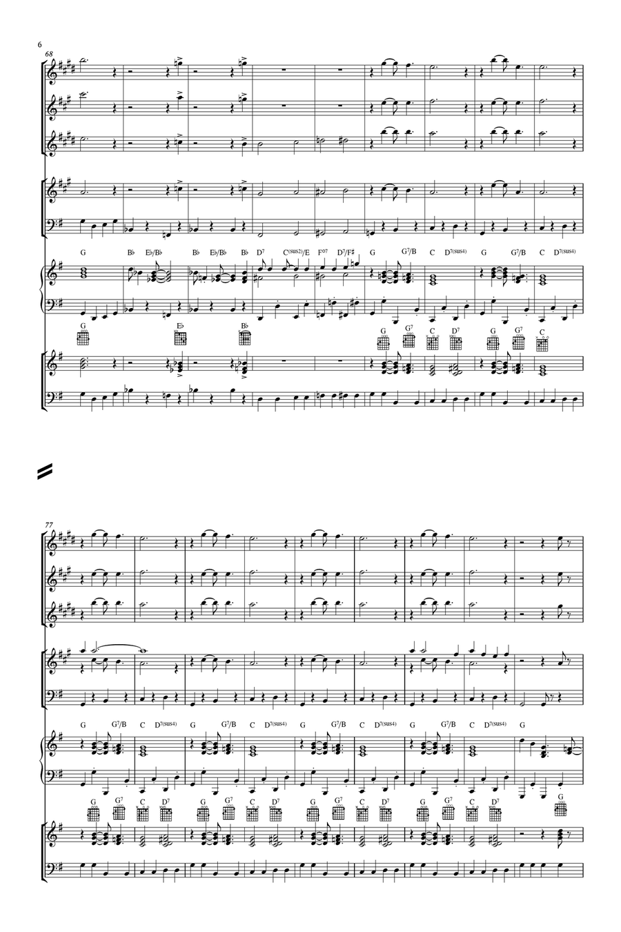 Zero To Hero Zero To Hero Concert Band scores gallery preview page 6