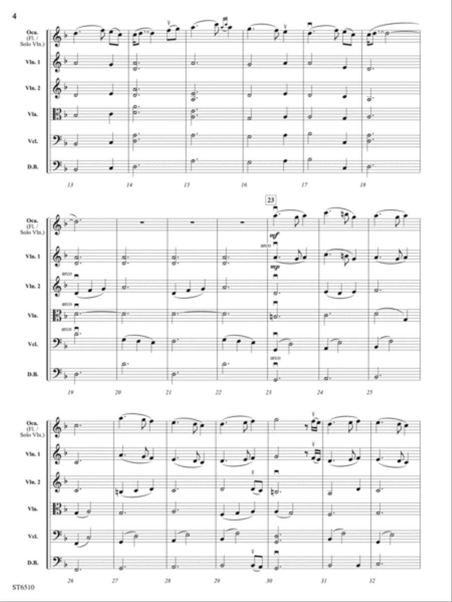 Beauty and Fire (The Quest Begins): Score String Orchestra scores gallery preview page 4