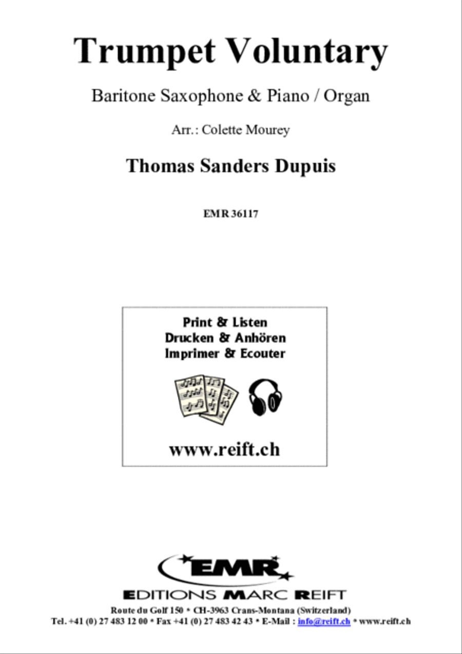 Trumpet Voluntary Trumpet Voluntary Baritone Saxophone scores gallery preview page 2