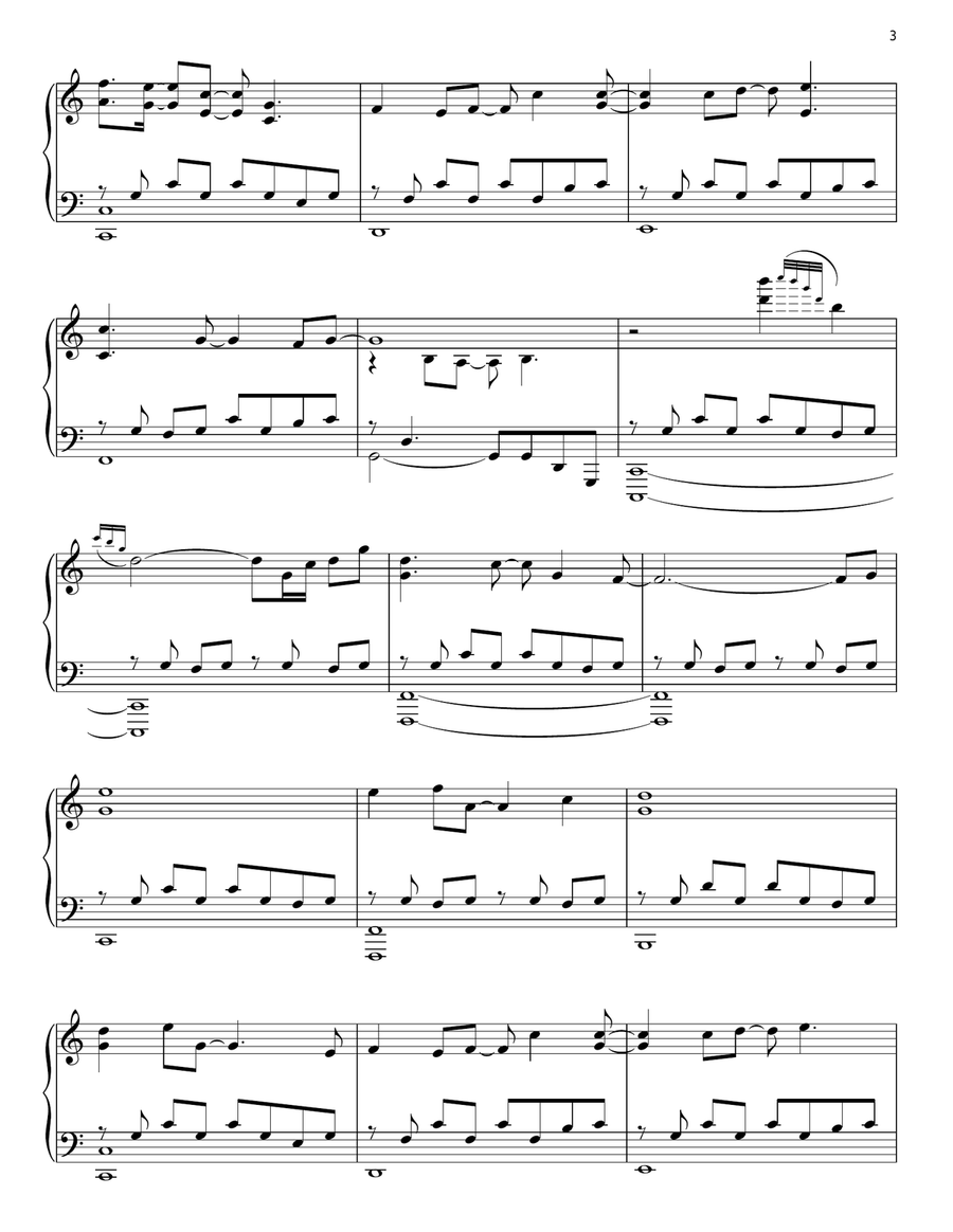 A Day To Remember A Day To Remember Piano Solo scores gallery preview page 3