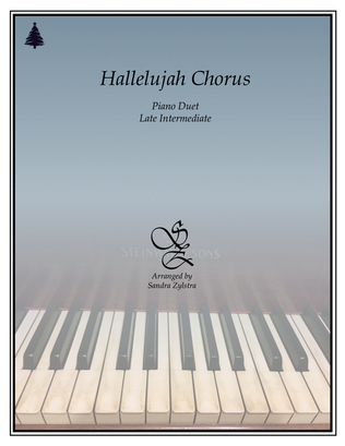 Book cover for Hallelujah Chorus (1 piano, 4 hand piano duet)
