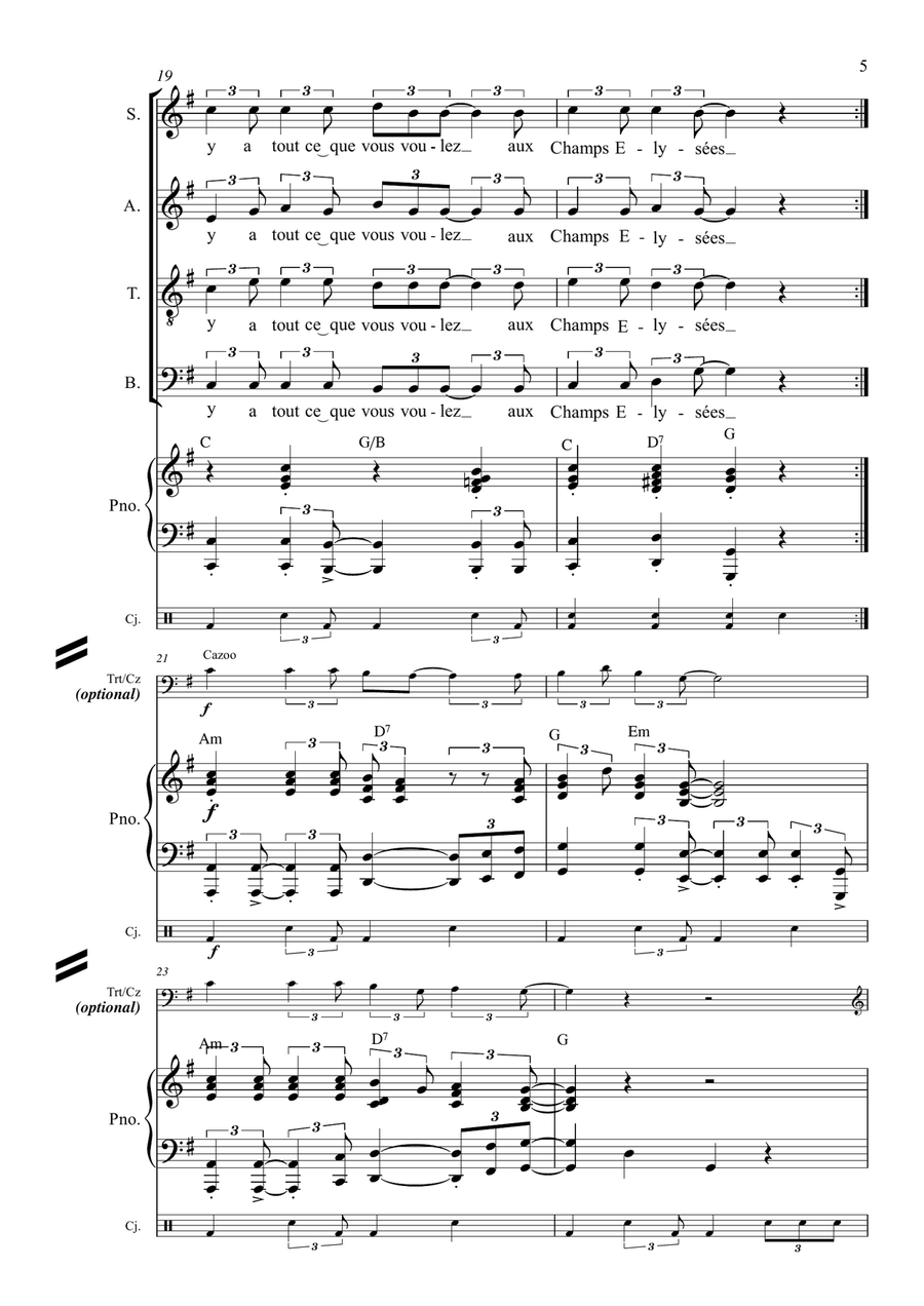 Champs Elysees 4-Part scores gallery preview page 6