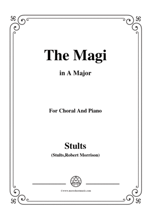 Stults-The Story of Christmas,No.8,The Magi,The Star in the East,in A Major,for Choral and Piano