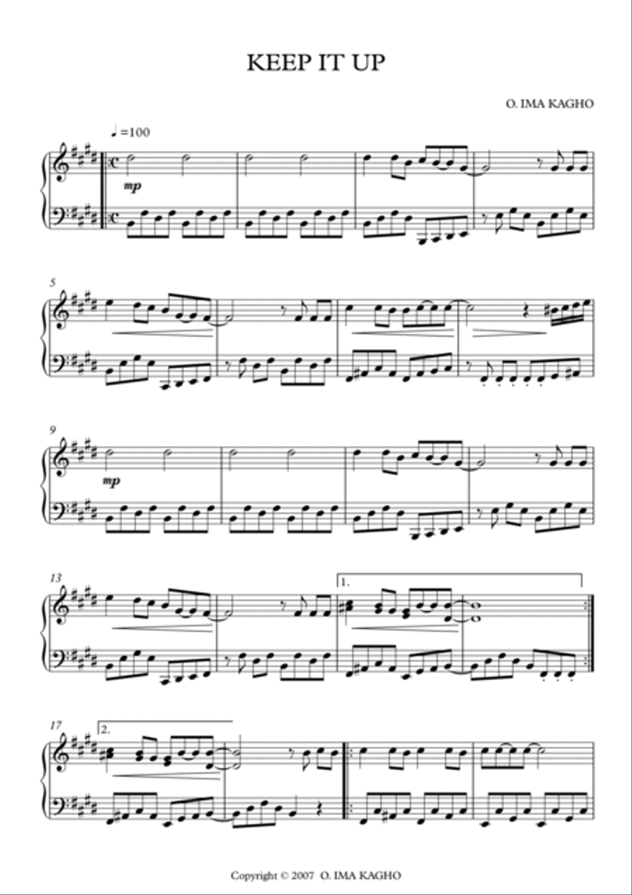 KEEP IT UP Piano Method scores gallery preview page 2